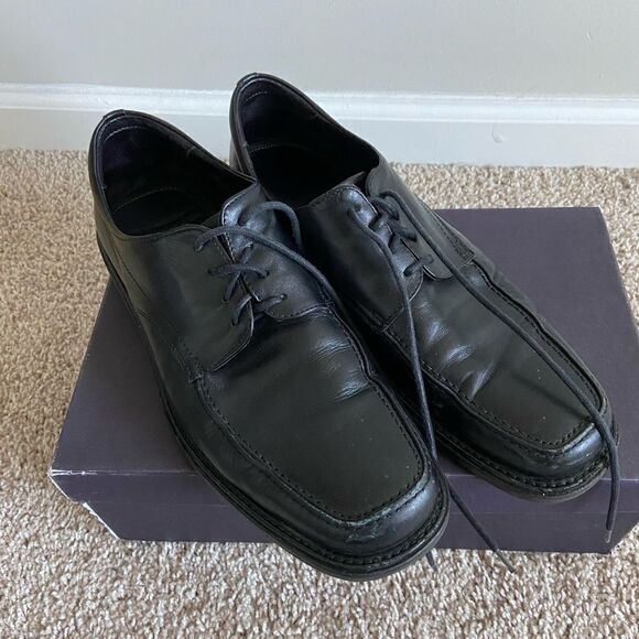 Bacco Bucci Black Dress Shoes - Picture 1 of 6